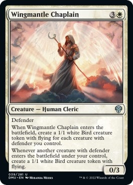 Wingmantle Chaplain (39) [DMU] - MTG Single