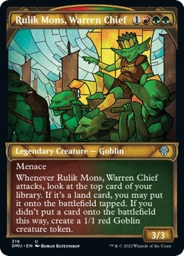 Rulik Mons Warren Chief (Showcase) (316) [DMU] - MTG Single