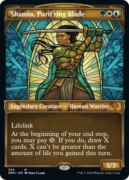Shanna, Purifying Blade (Textured Foil) (358) [DMU]