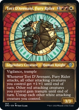 Tori D’Avenant Fury Rider (Textured Foil) (363) [DMU] - MTG Single