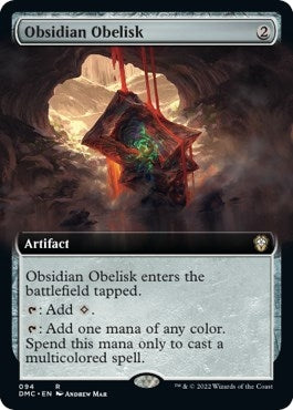 Obsidian Obelisk (Extended Art) (94) [DMC]