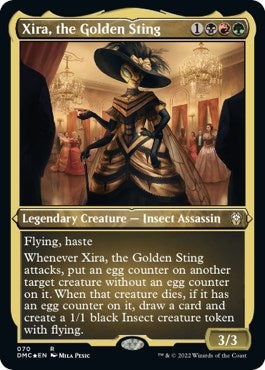 Xira, the Golden Sting (Foil Etched) (70) [DMC]