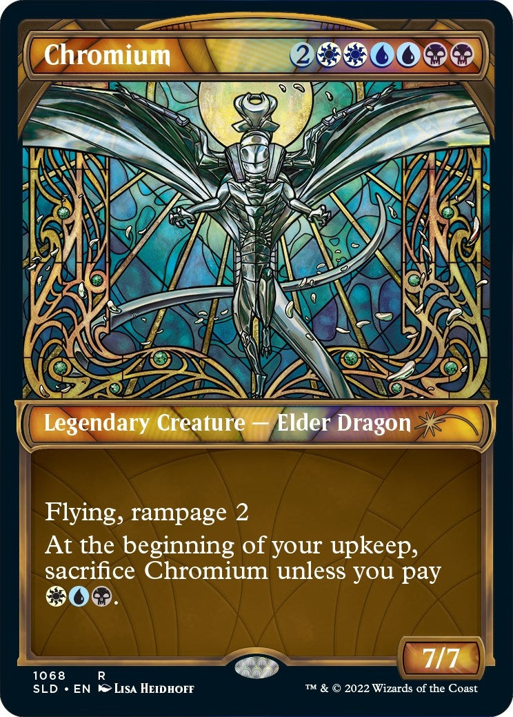 Chromium (Stained Glass) (Textured Foil) (1068) [SLD] - MTG Single