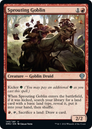 Sprouting Goblin (145) [DMU] - MTG Single