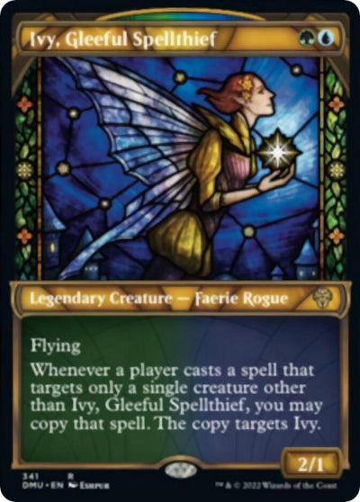 Ivy, Gleeful Spellthief (Textured Foil) (341) [DMU]