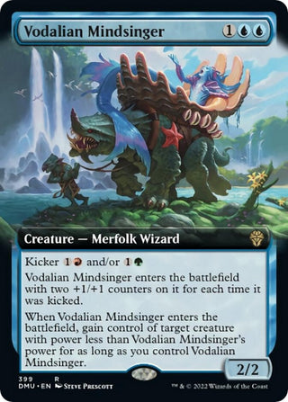 Vodalian Mindsinger (Extended Art) (399) [DMU] - MTG Single