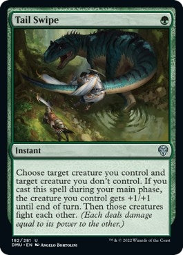 Tail Swipe (182) [DMU] - MTG Single