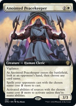 Anointed Peacekeeper (Extended Art) (383) [DMU] - MTG Single