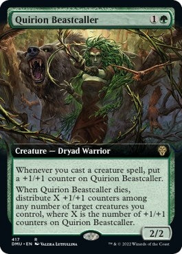 Quirion Beastcaller (Extended Art) (417) [DMU]