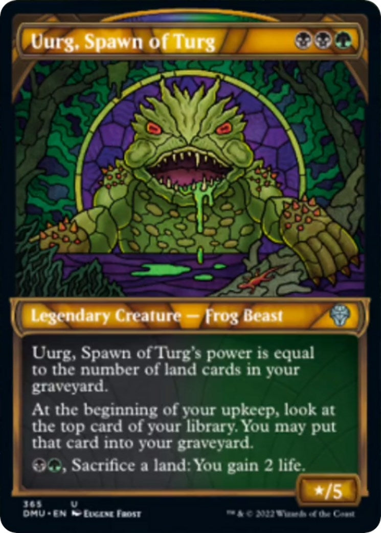 Uurg Spawn of Turg (Textured Foil) (365) [DMU] - MTG Single