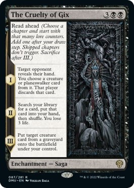 The Cruelty of Gix (87) [DMU] - MTG Single
