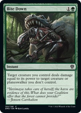 Bite Down (155) [DMU] - MTG Single