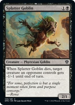 Splatter Goblin (109) [DMU] - MTG Single