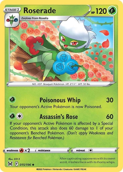 Roserade (015/196) (SWSH11: Lost Origin)