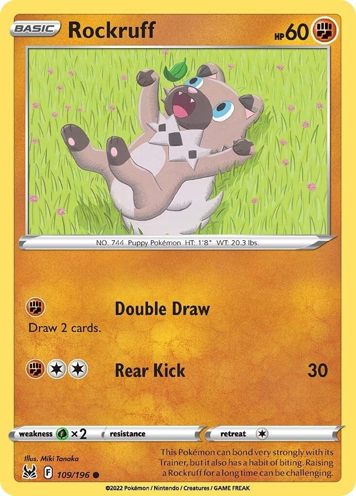 Rockruff (109/196) (SWSH11: Lost Origin)