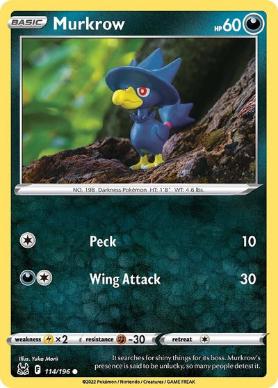 Murkrow (114/196) (SWSH11)