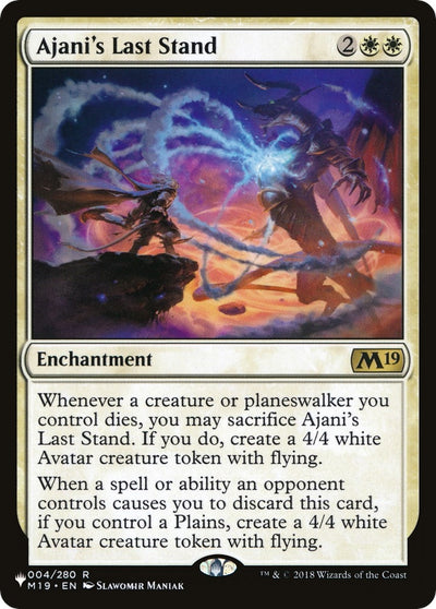 Ajani's Last Stand (4) [LIST]