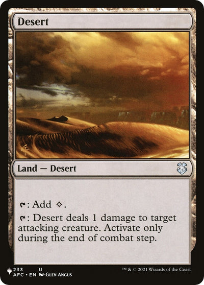Desert (233) [LIST]