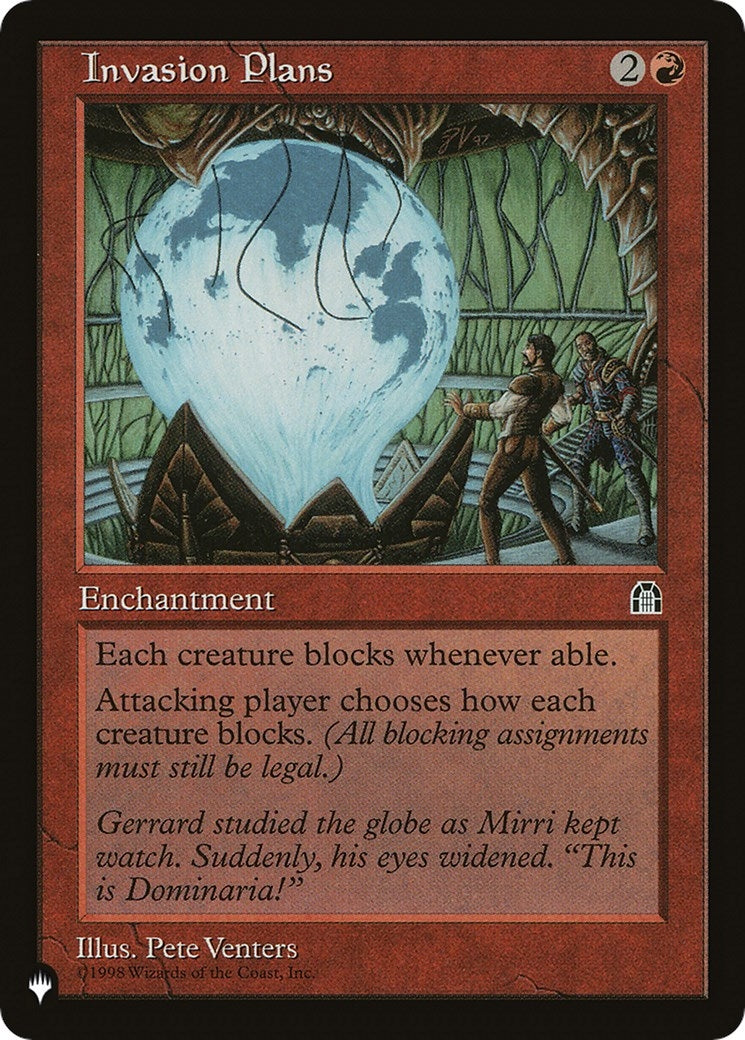 Invasion Plans [LIST] - MTG Single