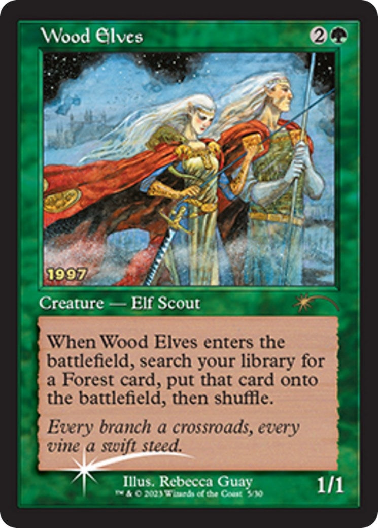 Wood Elves (5) [30A-P] - MTG Single