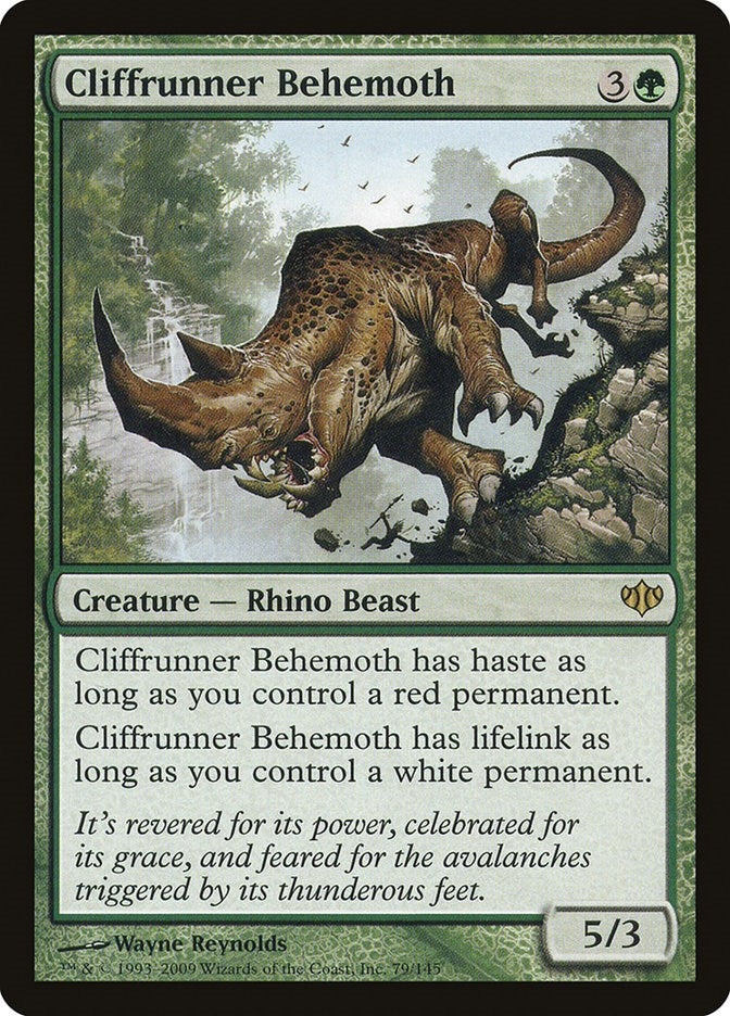 Cliffrunner Behemoth (79) [CON] - MTG Single