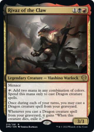 Rivaz of the Claw (215) [PPDMU] - MTG Single