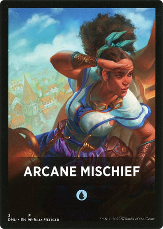 Arcane Mischief Theme Card (0) [DMU] - MTG Single