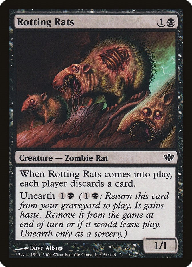 Rotting Rats (51) [CON] - MTG Single