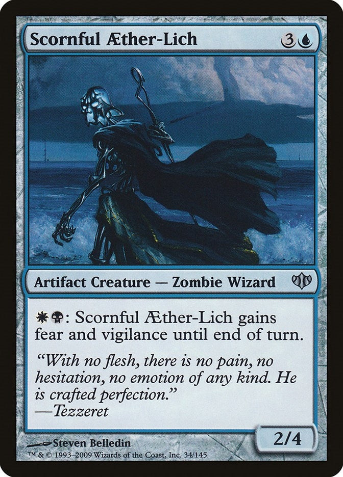 Scornful Aether-Lich (34) [CON] - MTG Single