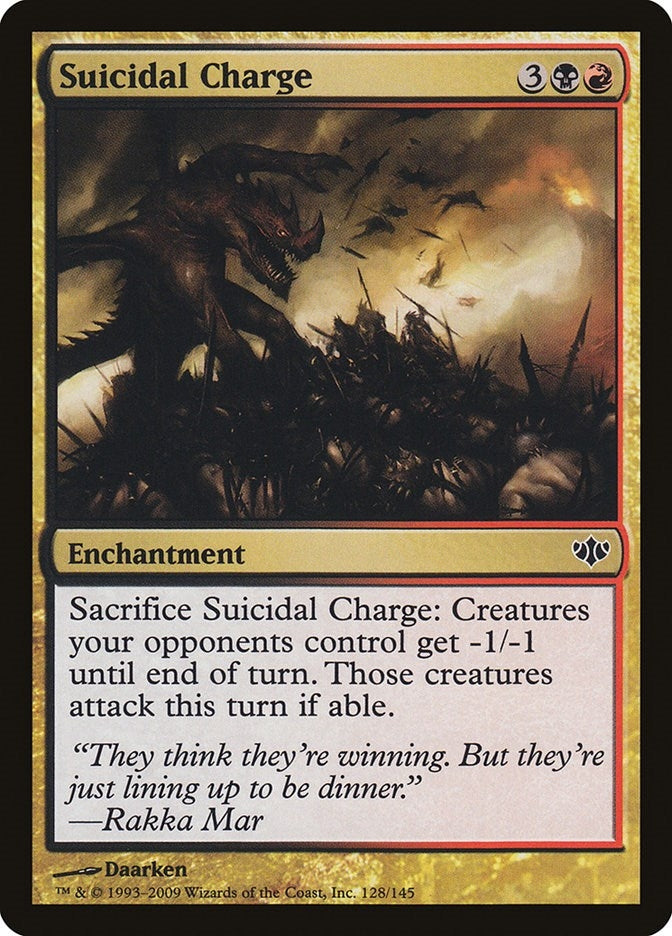 Suicidal Charge (128) [CON] - MTG Single