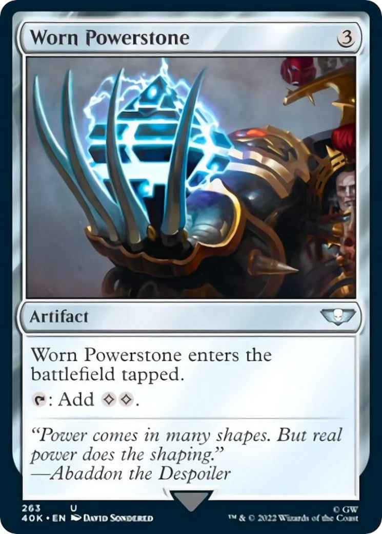 Worn Powerstone (Surge Foil) (263) [40K] - MTG Single