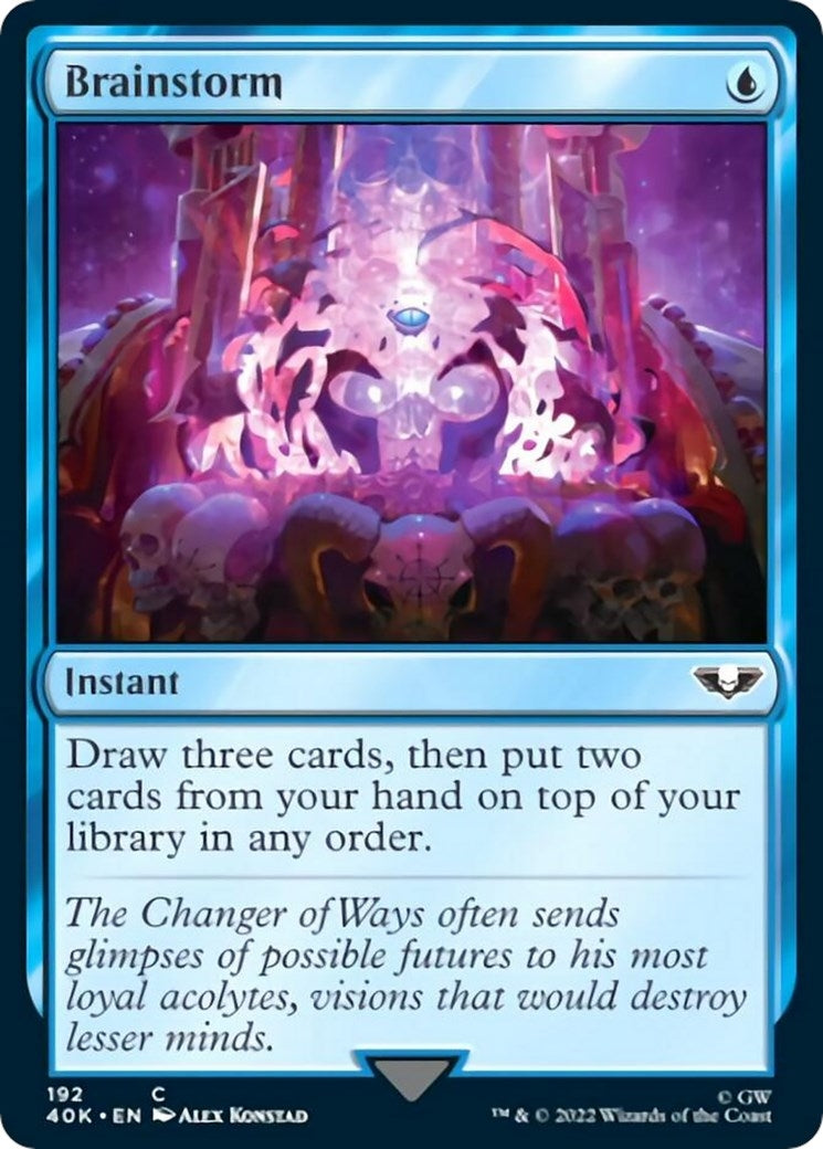 Brainstorm (Surge Foil) (192) [40K] - MTG Single