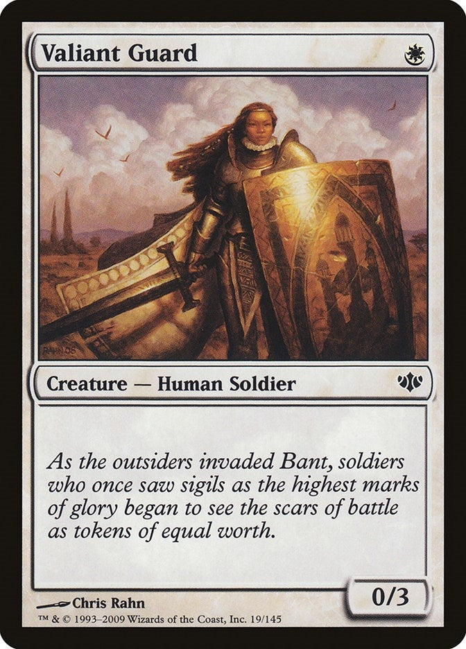 Valiant Guard (19) [CON] - MTG Single