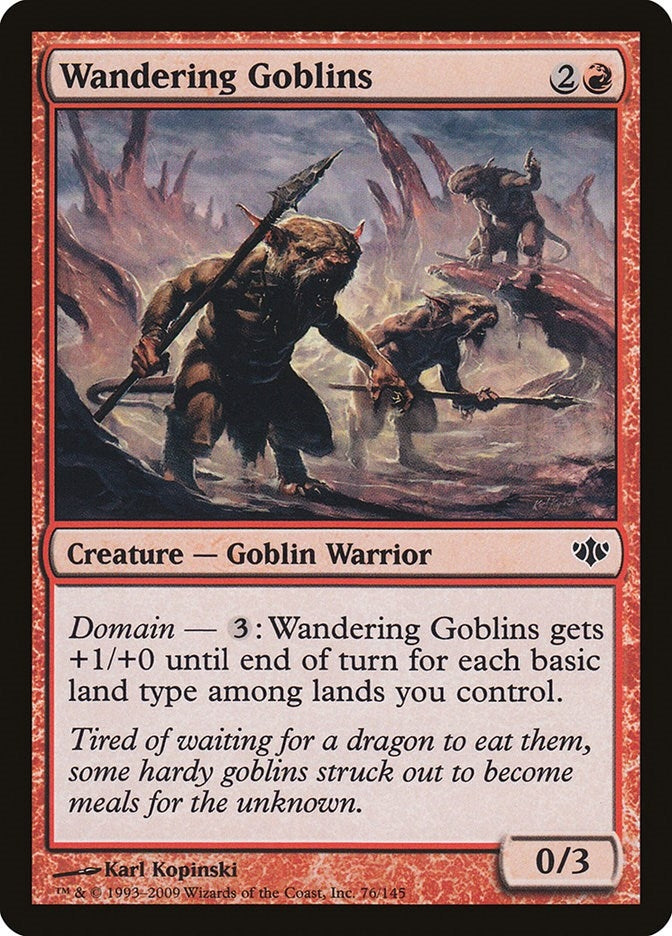 Wandering Goblins (76) [CON] - MTG Single