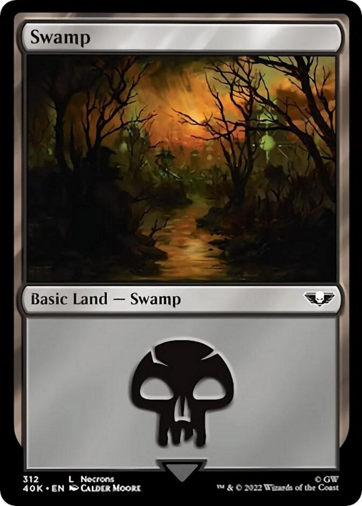 Swamp (312) (312) [40K] - MTG Single
