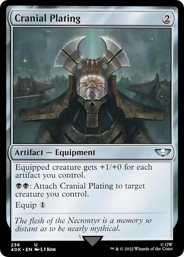 Cranial Plating (236) [40K] - MTG Single