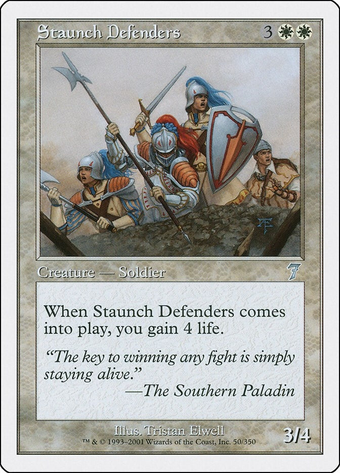Staunch Defenders (50) [7ED] - MTG Single