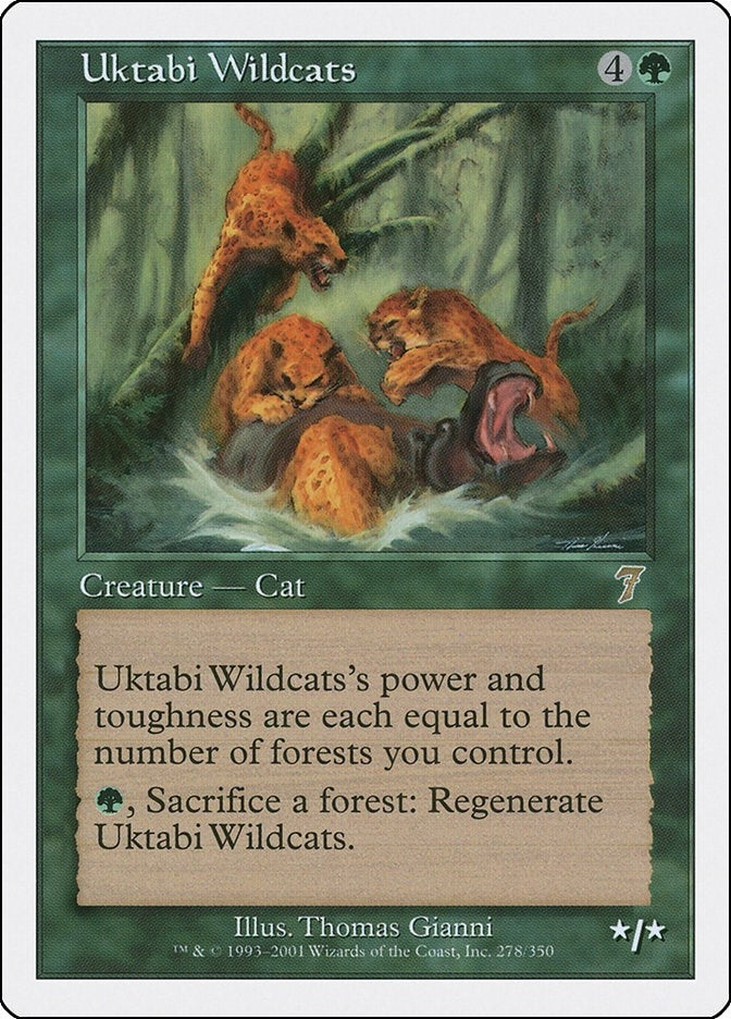Uktabi Wildcats (278) [7ED] - MTG Single