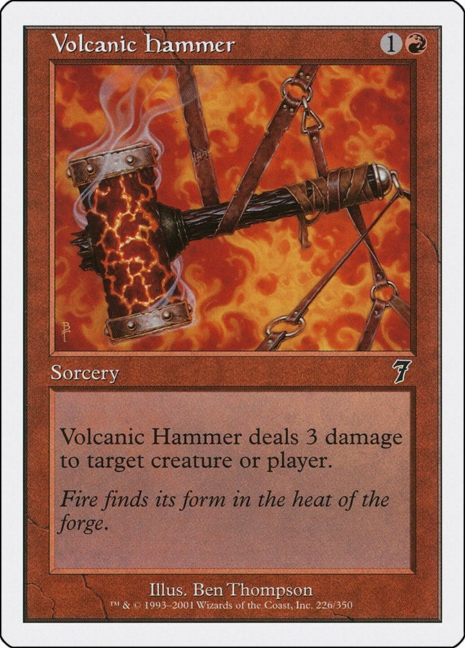 Volcanic Hammer (226) [7ED] - MTG Single