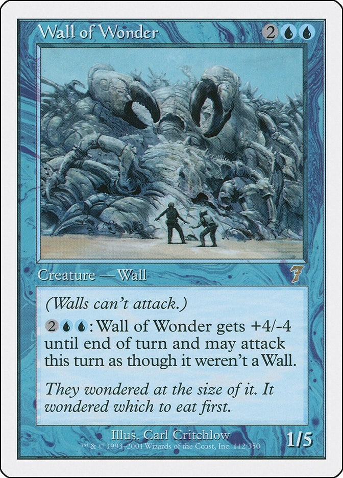 Wall of Wonder (112) [7ED] - MTG Single