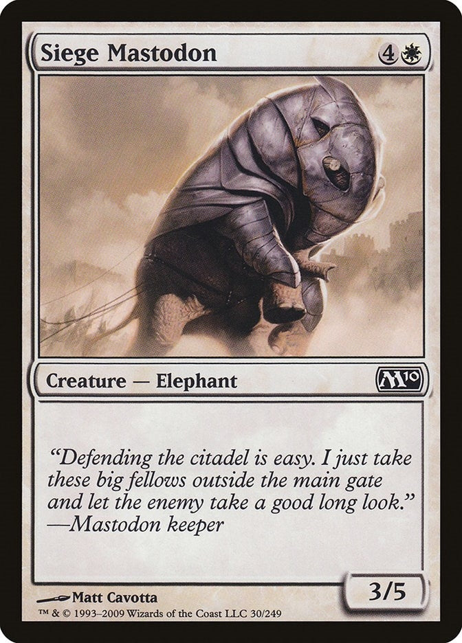 Siege Mastodon (30) [M10] - MTG Single
