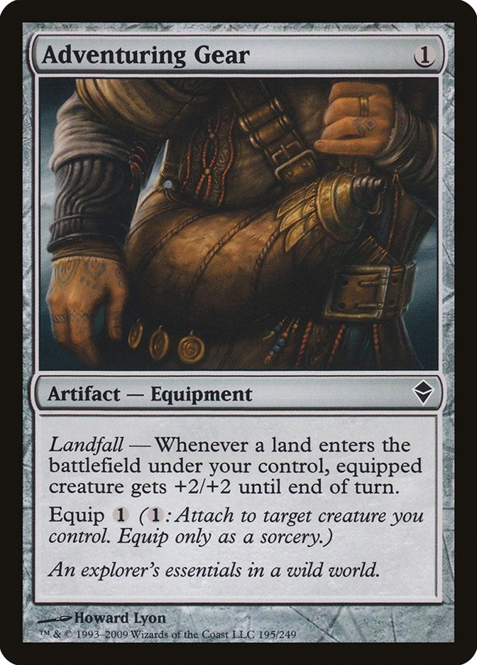 Adventuring Gear (195) [ZEN] - MTG Single