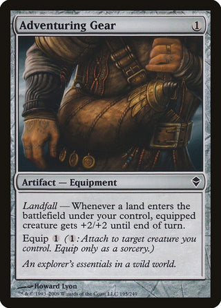 Adventuring Gear (195) [ZEN] - MTG Single