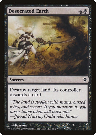 Desecrated Earth (86) [ZEN] - MTG Single