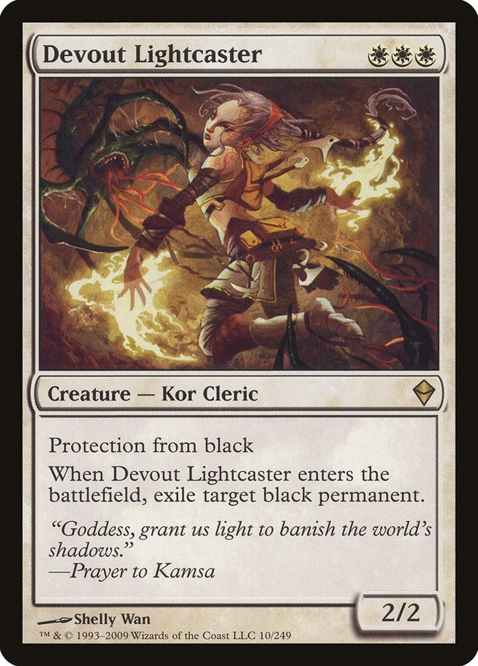 Devout Lightcaster (10) [ZEN] - MTG Single