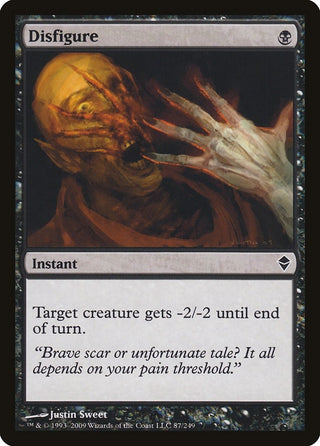 Disfigure (87) [ZEN] - MTG Single