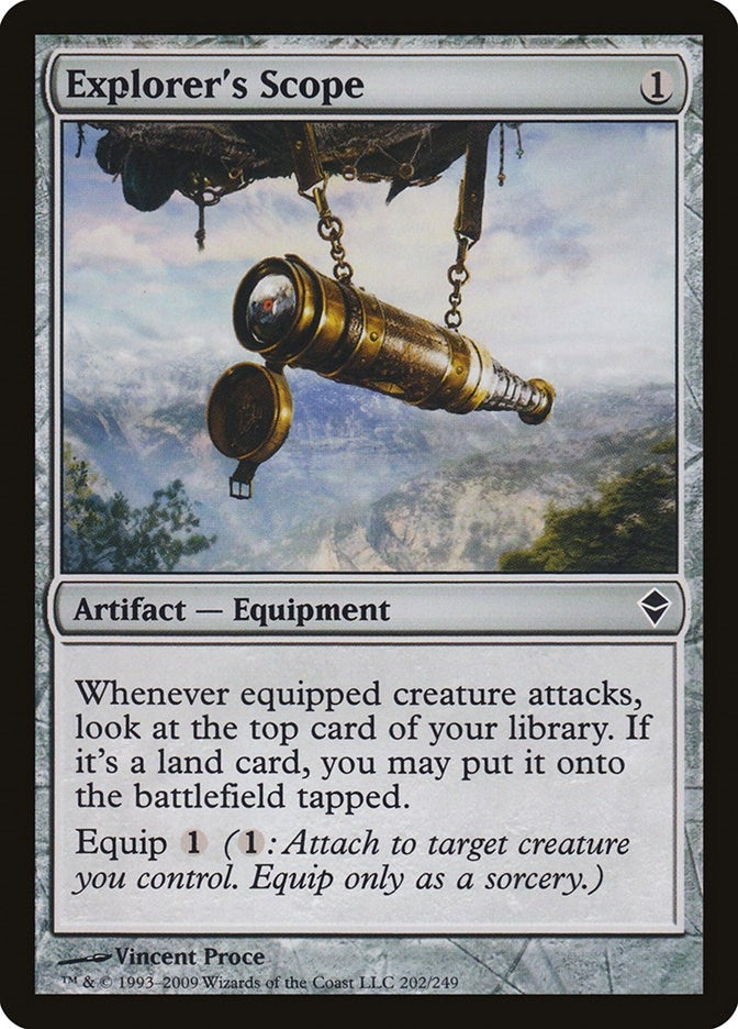 Explorer’s Scope (202) [ZEN] - MTG Single