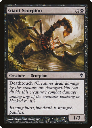 Giant Scorpion (90) [ZEN] - MTG Single