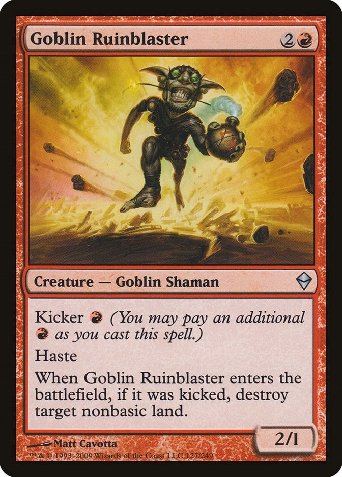 Goblin Ruinblaster (127) [ZEN] - MTG Single