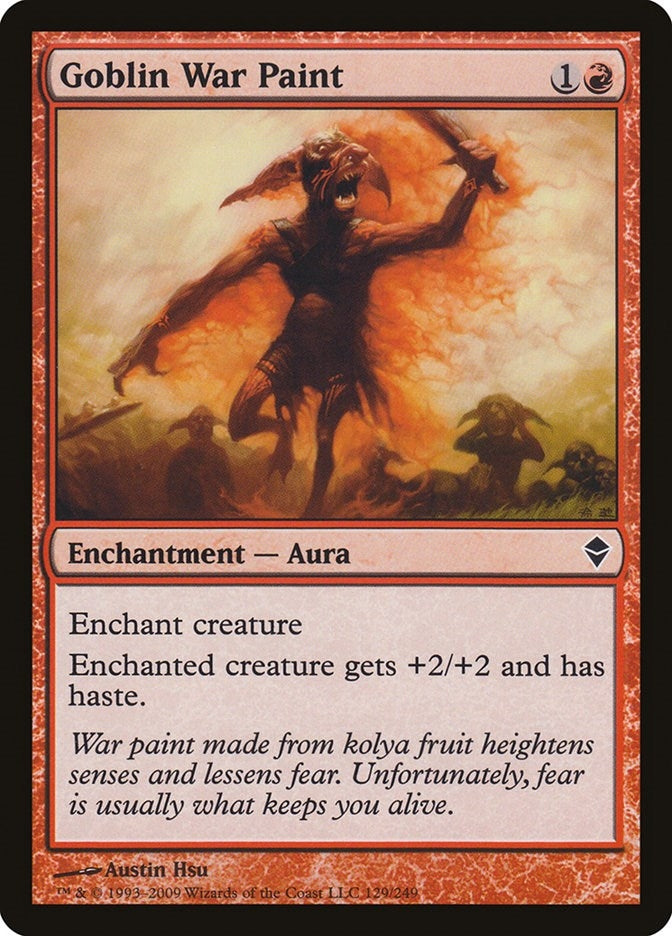 Goblin War Paint (129) [ZEN] - MTG Single